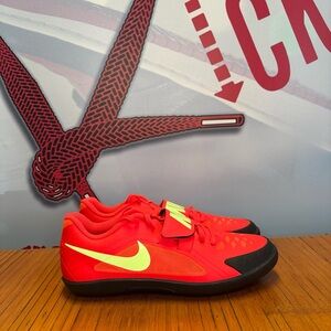 Nike Zoom Rival SD 2 Throwing Shoes (FZ9665-600) “Bright Crimson” Men’s 8.5 NEW